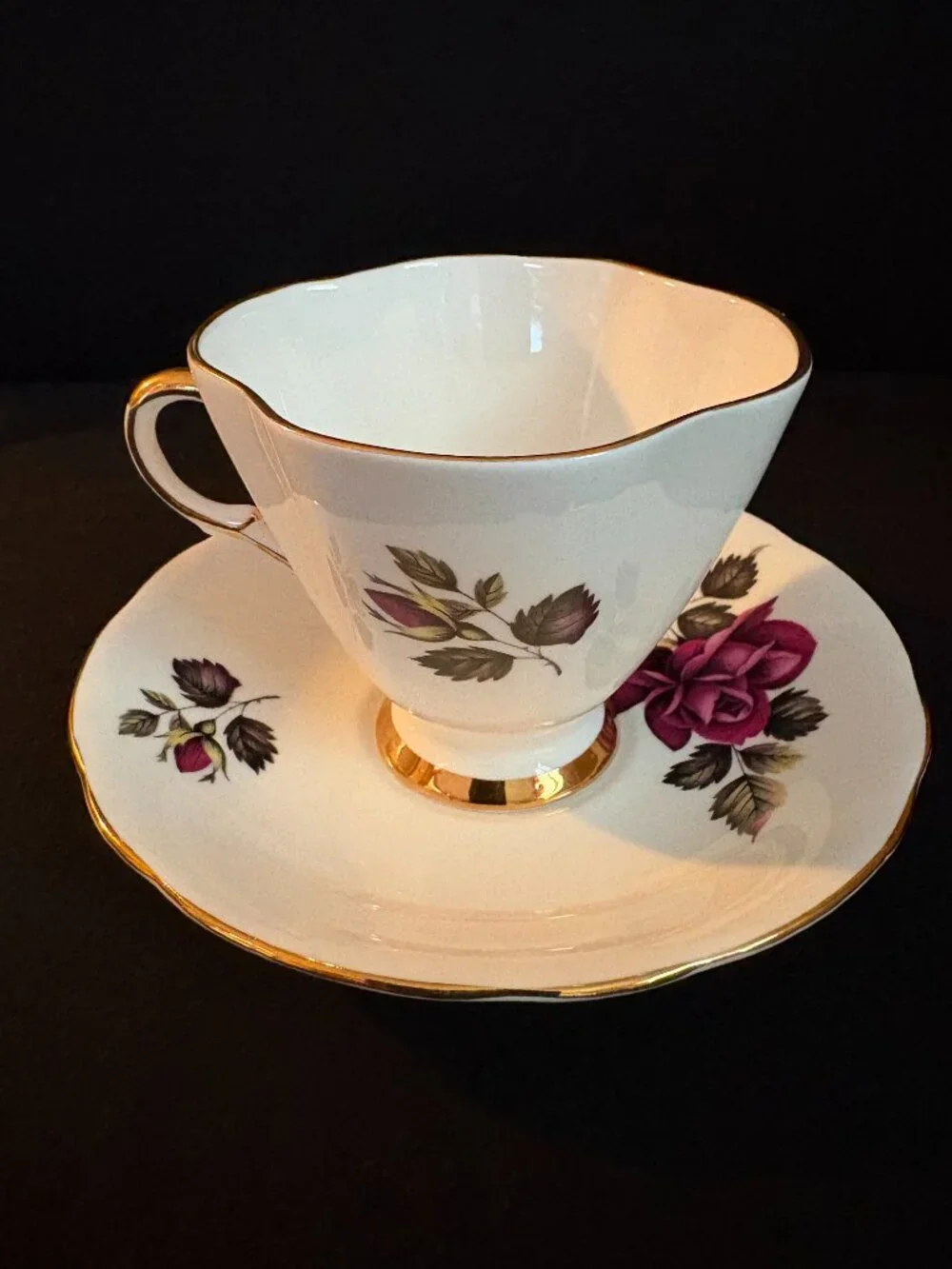 Royal London Bone China Numbered Teacup And Saucer Set